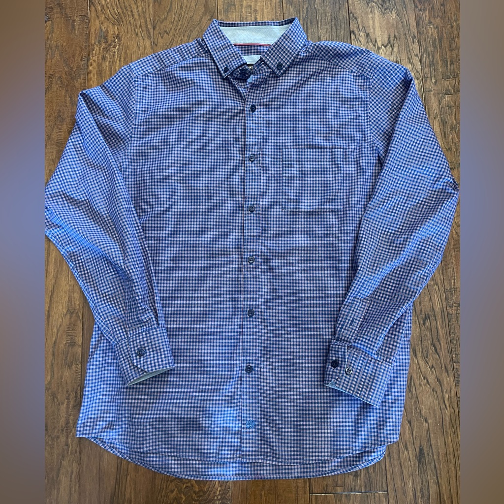 Johnston & Murphy Button Down Shirt | Size L